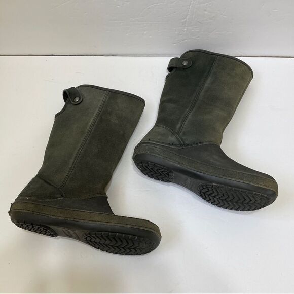 CROCS BERRYESSA‎ SUEDE BOOTS - Picture 3 of 7